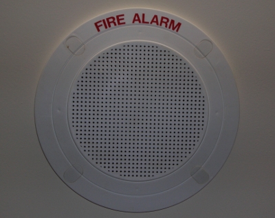 Der Feueralarm bei mir im Zimmer